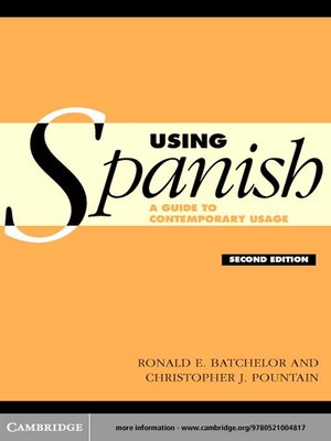 cover image of Using Spanish